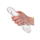 Prelungitor penis transparent CalExotics Performance Maxx Clear Extension 23.5 cm pentru grosime si lungime extra