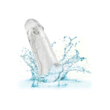 Prelungitor penis transparent CalExotics Performance Maxx Clear Extension 23.5 cm pentru grosime si lungime extra