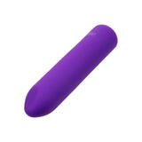 Mini Vibrator masator pentru stimulare precisa CalExotics Kyst Fling cu 10 functii vibratie si silicon lichid, mov