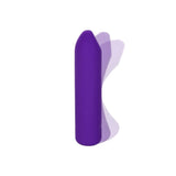 Mini Vibrator masator pentru stimulare precisa CalExotics Kyst Fling cu 10 functii vibratie si silicon lichid, mov