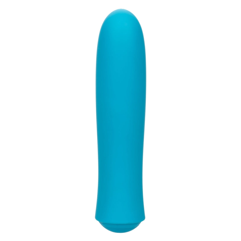 Mini Vibrator masator personal CalExotics Kyst T.C.B. cu 10 functii vibratie si finisaj matasos, Azur