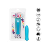 Mini Vibrator masator personal CalExotics Kyst T.C.B. cu 10 functii vibratie si finisaj matasos, Azur