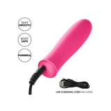 Mini Vibrator masator personal CalExotics Kyst T.C.B. cu 10 functii vibratie si finisaj matasos, Roz