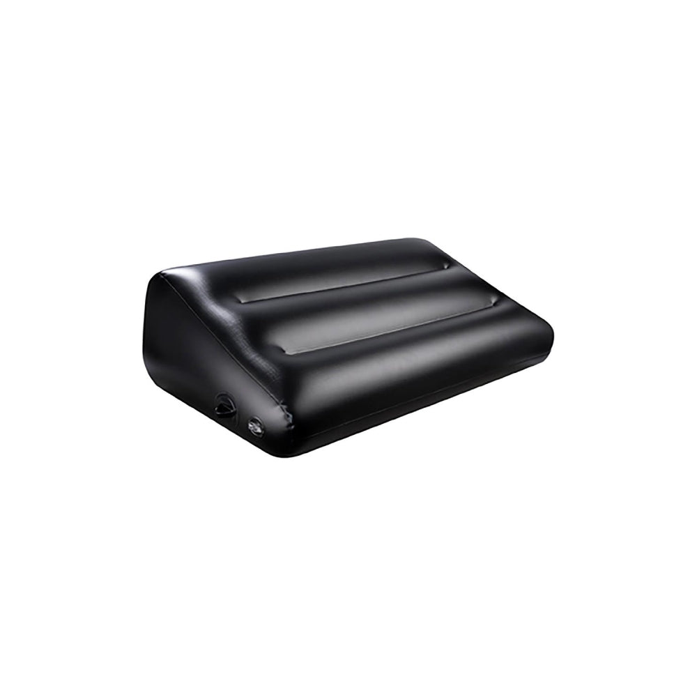 Perna Gonflabila pentru Pozitii Sexuale cu Catuse - Perna Triunghiulara Bondage din PVC cu Kit de Reparatie pentru Cupluri