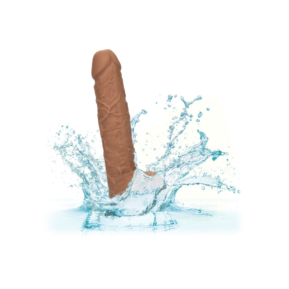 Dildo Vibrator reincarcabil CalExotics Squirting Stick cu functie de ejaculare realista si 10 viteze vibratie