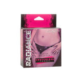 Lenjerie Sexy Chilot Negru Crotchless Plus Size Radiance - Plasa Respirabila, Strasuri si Curele Reglabile