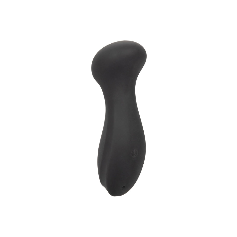 Vibrator Wand Mini CalExotics Boundless - Negru, 9.5 cm - 10 Functii Intense - Material Liquid Silicone - Memorie Inteligenta - Reincarcabil, Rezistent la Apa IPX7
