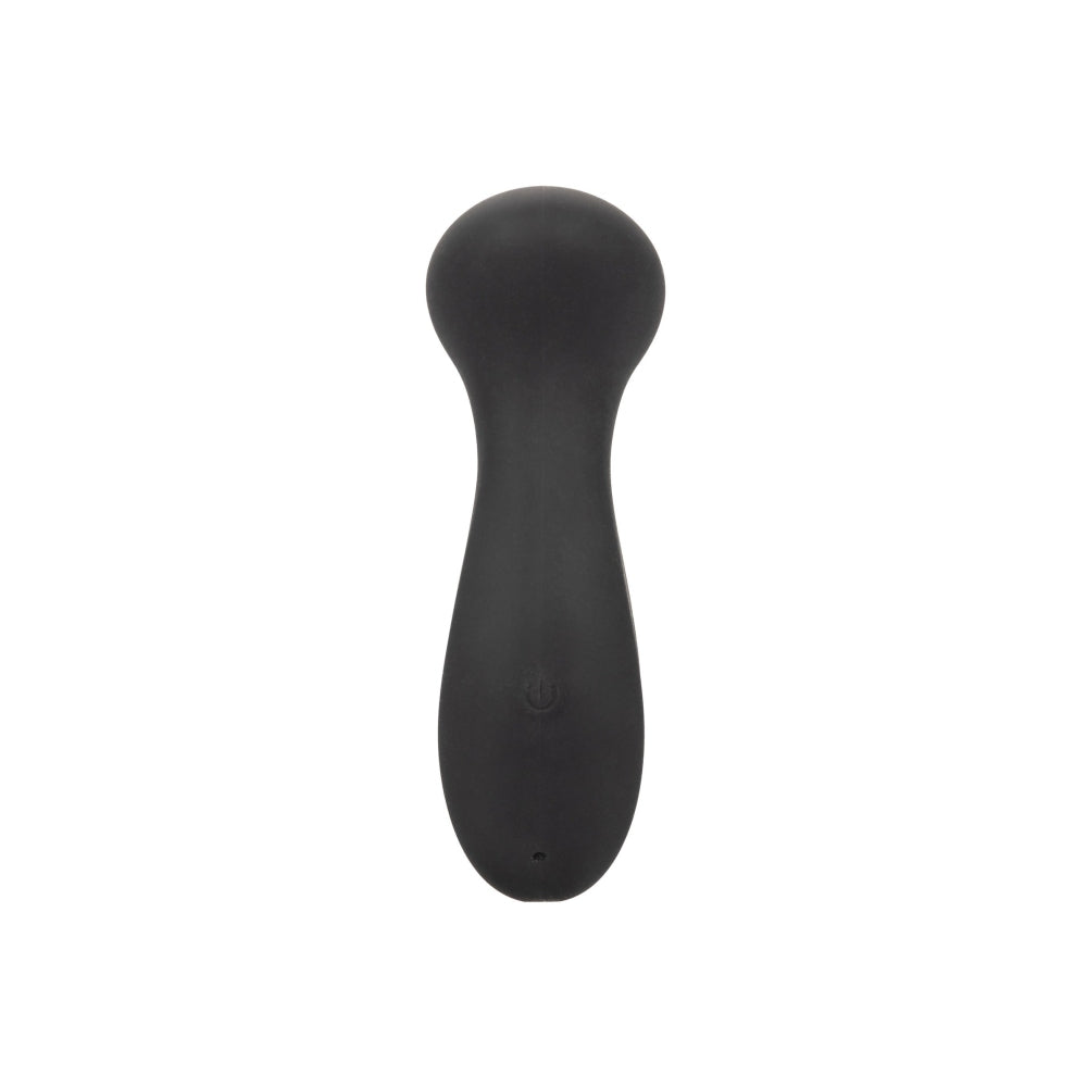 Vibrator Wand Mini CalExotics Boundless - Negru, 9.5 cm - 10 Functii Intense - Material Liquid Silicone - Memorie Inteligenta - Reincarcabil, Rezistent la Apa IPX7
