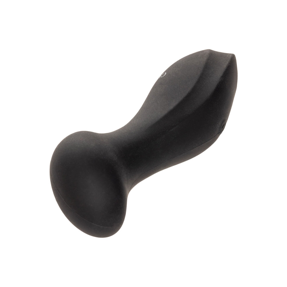 Vibrator Wand Mini CalExotics Boundless - Negru, 9.5 cm - 10 Functii Intense - Material Liquid Silicone - Memorie Inteligenta - Reincarcabil, Rezistent la Apa IPX7