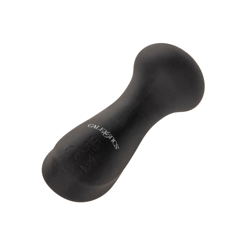 Vibrator Wand Mini CalExotics Boundless - Negru, 9.5 cm - 10 Functii Intense - Material Liquid Silicone - Memorie Inteligenta - Reincarcabil, Rezistent la Apa IPX7