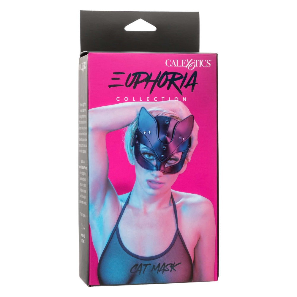 Masca Sexy de Pisica - Negru, cu sistem de inchidere sigur cu catarama - Design contemporan