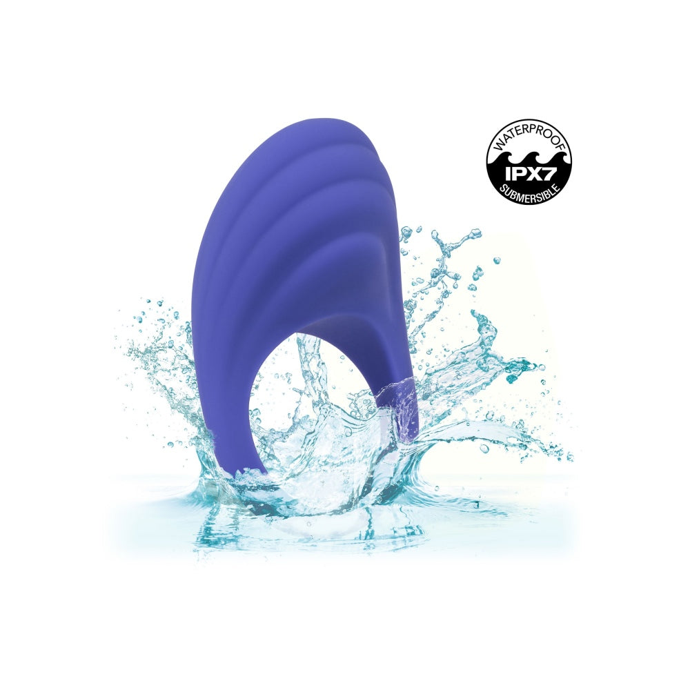 Inel Penis Vibrator pentru cupluri CalExotics Connect cu control prin aplicatie si 9 functii vibratie