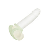 Inele CalExotics penis din silicon lichid Alpha Glow-In-The-Dark set 3 inele elastice impermeabile, Albe