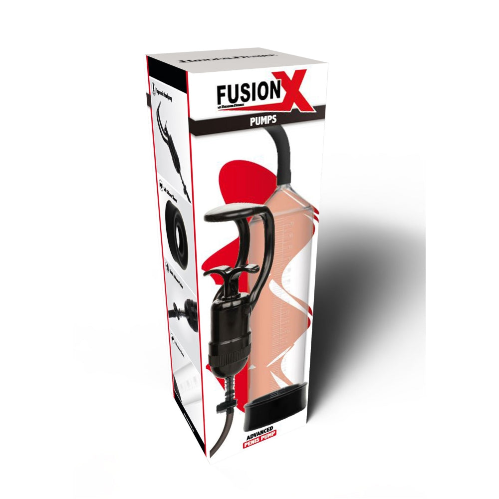 Pompa Pentru Penis Hidden Desires  Fusion X Avansata - Negru, 22 cm - Design gradat pentru a urmari progresul in timp real - imbunatatestea lungimea si increderea