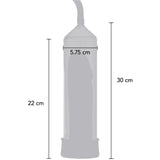 Pompa Pentru Penis Hidden Desires  Fusion X Avansata - Negru, 22 cm - Design gradat pentru a urmari progresul in timp real - imbunatatestea lungimea si increderea
