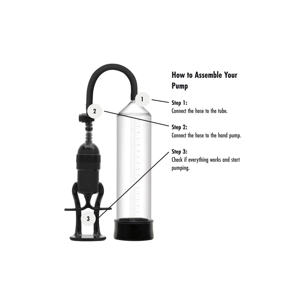 Pompa Pentru Penis Hidden Desires  Fusion X Avansata - Negru, 22 cm - Design gradat pentru a urmari progresul in timp real - imbunatatestea lungimea si increderea