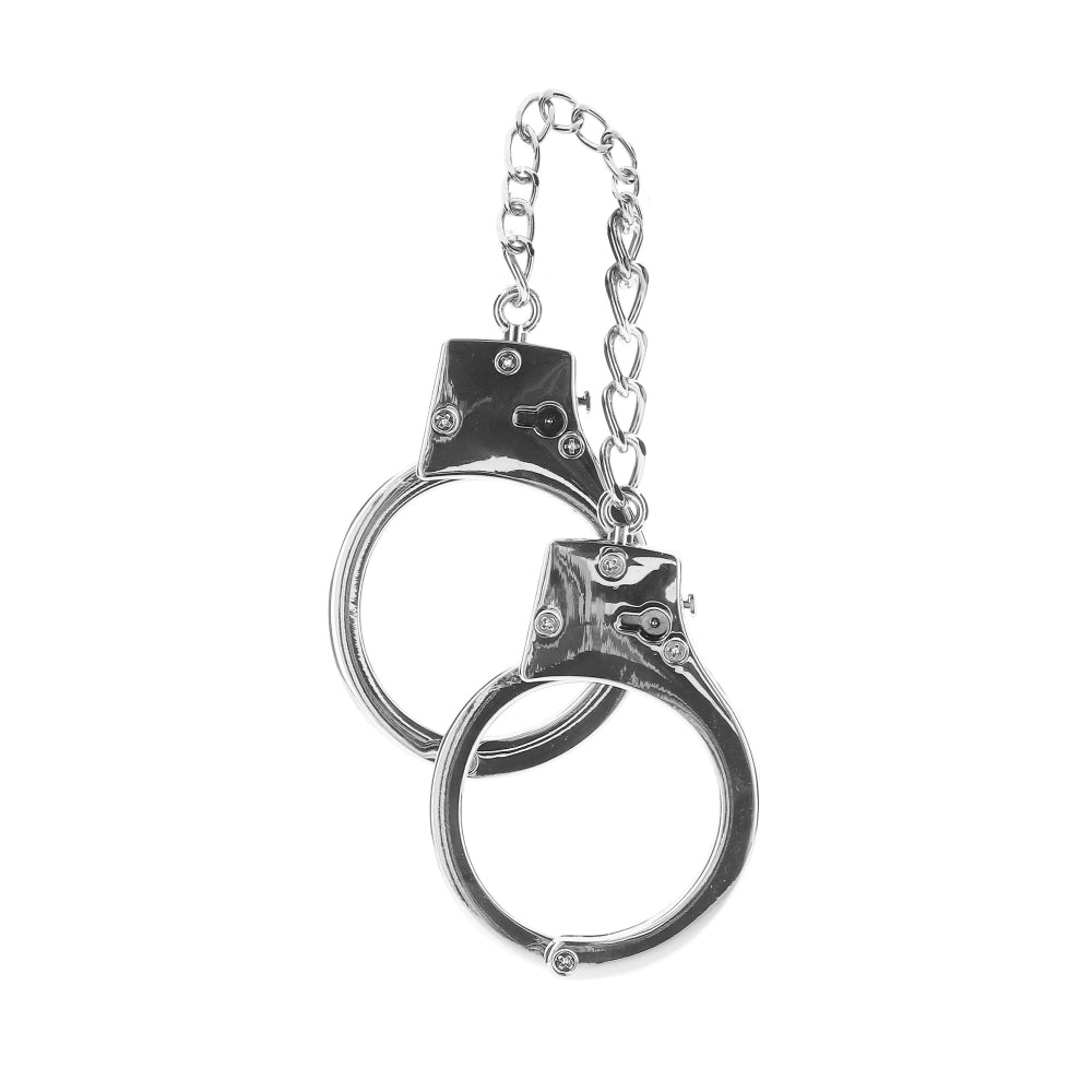 Catuse Taboom Bondage Essentials Argintii - Include doua chei - Design ajustabil, perfect pentru jocurile de supunere