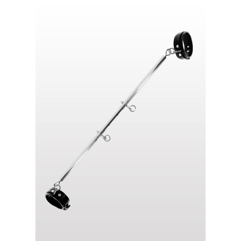 Bare de Imprasiere Reglabila TABOOM Bodage Essentials 60-104 cm - Ideal pentru jocuri BDSM in cuplu - Include catuse pentru glezne, compatibilitate pentru catuse de maini cu intele detasabile