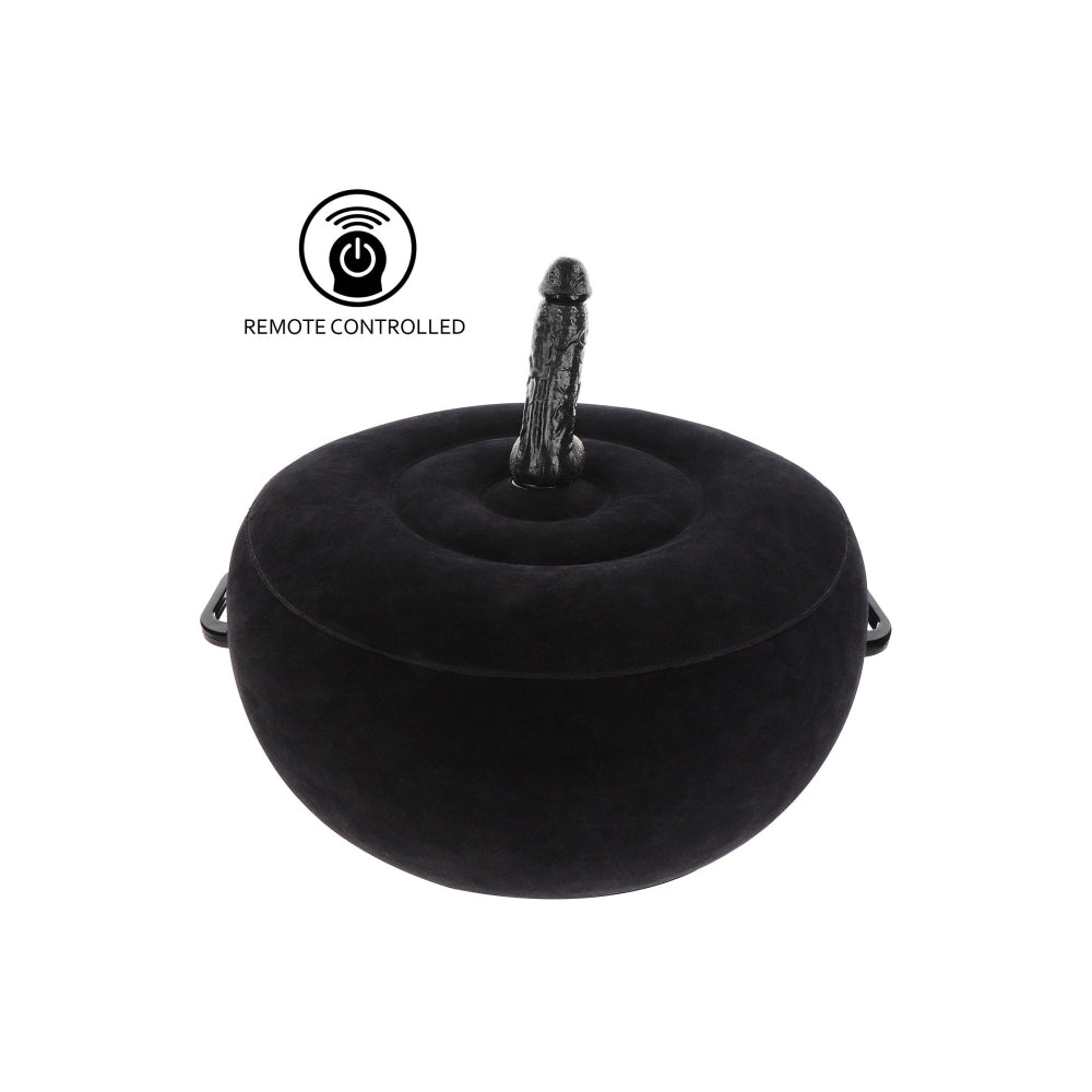 Scaun gonflabil cu vibratii TABOOM pentru placere intensa si control wireless, Negru