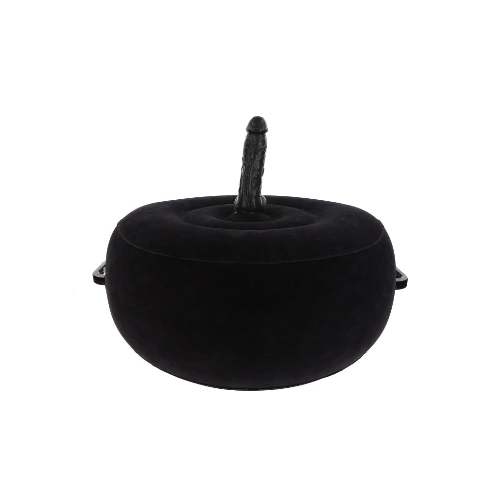 Scaun gonflabil cu vibratii TABOOM pentru placere intensa si control wireless, Negru