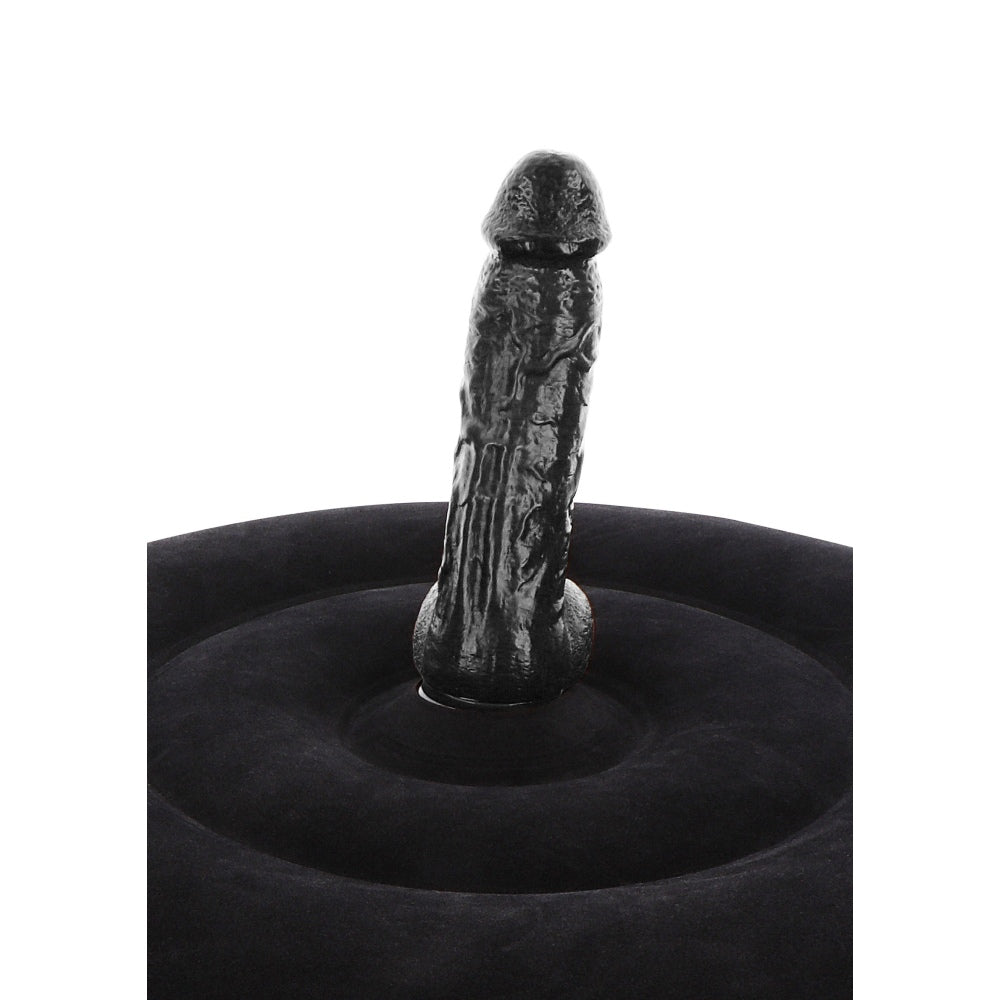 Scaun gonflabil cu vibratii TABOOM pentru placere intensa si control wireless, Negru