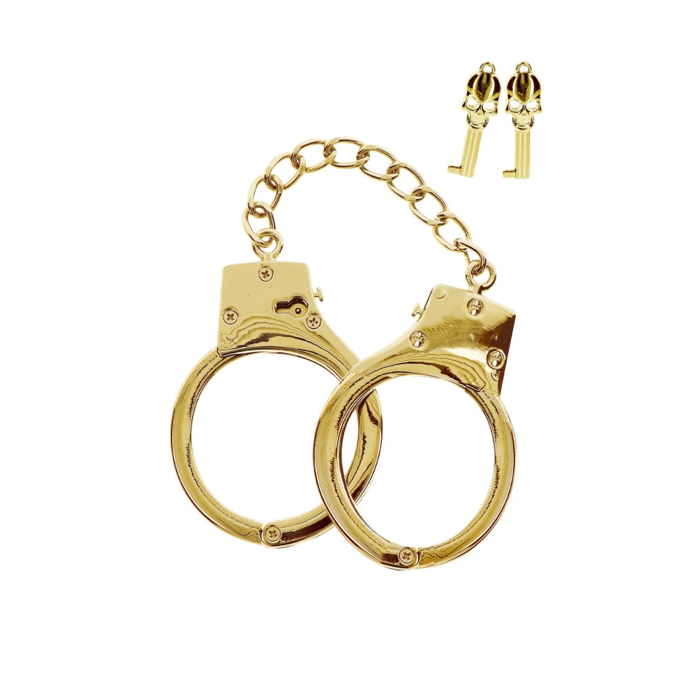 Catuse Luxury Taboom Bondage Aurii - Include doua chei - Design ajustabil, perfect pentru jocurile de supunere