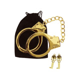 Catuse Luxury Taboom Bondage Aurii - Include doua chei - Design ajustabil, perfect pentru jocurile de supunere