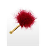 Gadilitor cu Pene Taboom Luxury Rosu - accesoriu elegant pentru jocuri Bondage senzuale - ideal pentru cupluri