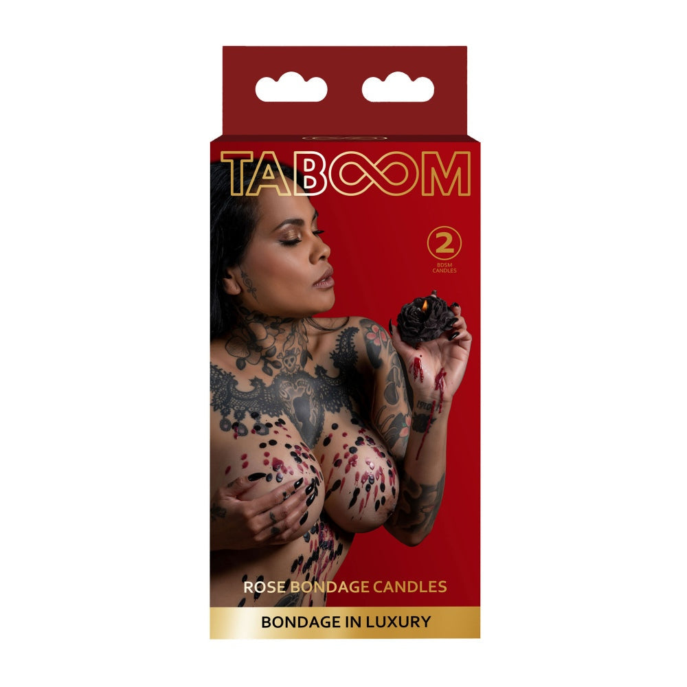 Lumanari BDSM Luxury Rose Japoneze Taboom 2 Bucati | Caldura delicata si controlata, nu arde | Ideal pentru jocurile BDSM