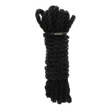 Sfoara Bondaj TABOOM Bondage Rope Negru 5 m - textura moale prietenoasa cu pielea - sigura si potrivita pentru jocuri BDSM