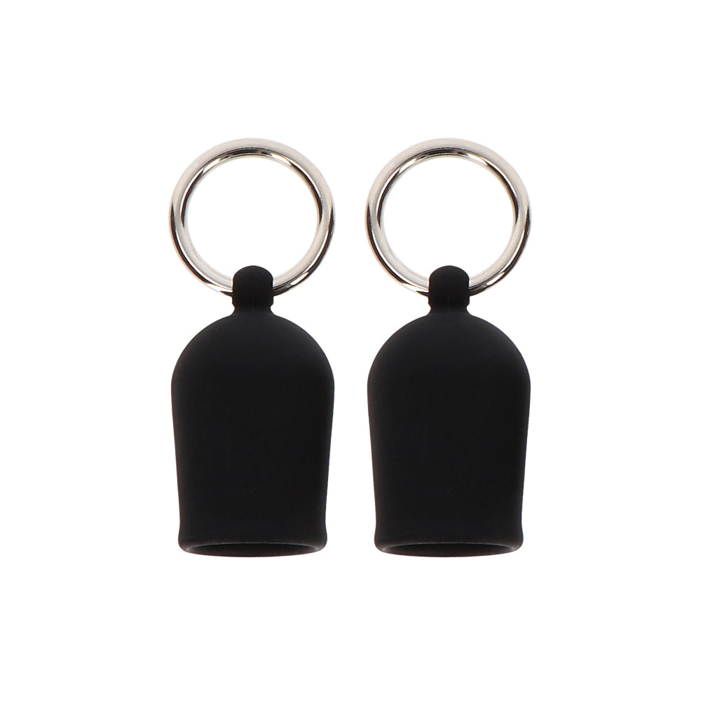 Nipple Suckers Taboom cu Inele de Metal Negru - Fabricate din silicon, stimuleaza sensibilitatea sfarcurilor - ideale pentru intensificarea placerii - perfecte pentru jocuri solo sau in cuplu