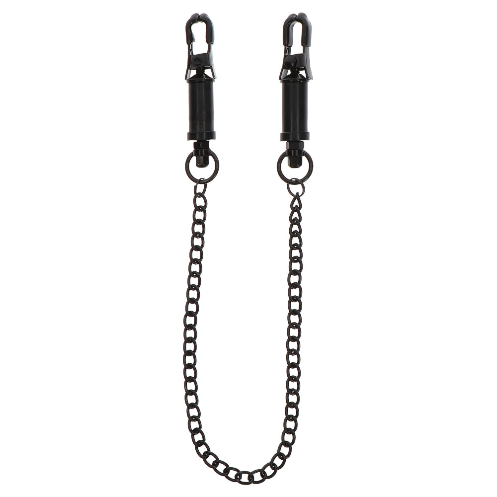 Clame pentru Sfarcuri Reglabile Taboom Heavy Duty Negru - concepute pentru utilizatori avansati, ideale pentru stimulare intensa - twist-to-close sistem de prindere - realizat din pateriale rezistente