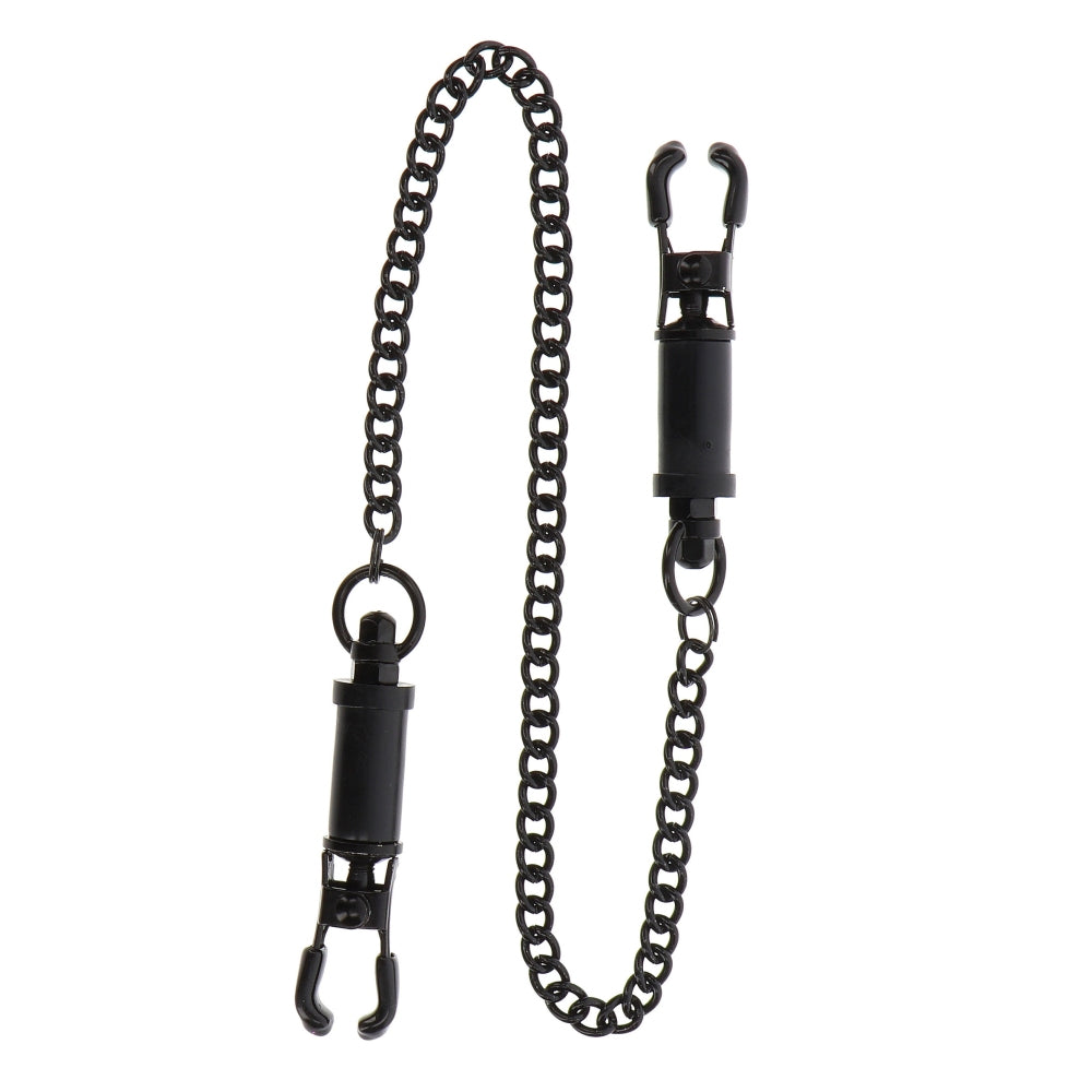 Clame pentru Sfarcuri Reglabile Taboom Heavy Duty Negru - concepute pentru utilizatori avansati, ideale pentru stimulare intensa - twist-to-close sistem de prindere - realizat din pateriale rezistente