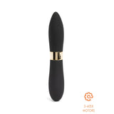 Vibrator Clasic Deux Bullets, Negru, 12 Moduri Vibratii, 16 cm