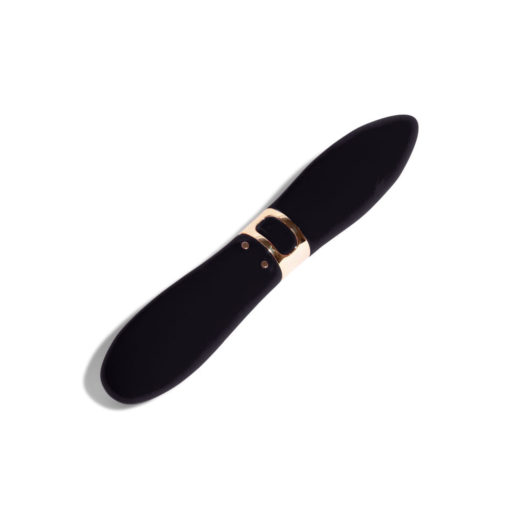 Vibrator Clasic Deux Bullets, Negru, 12 Moduri Vibratii, 16 cm