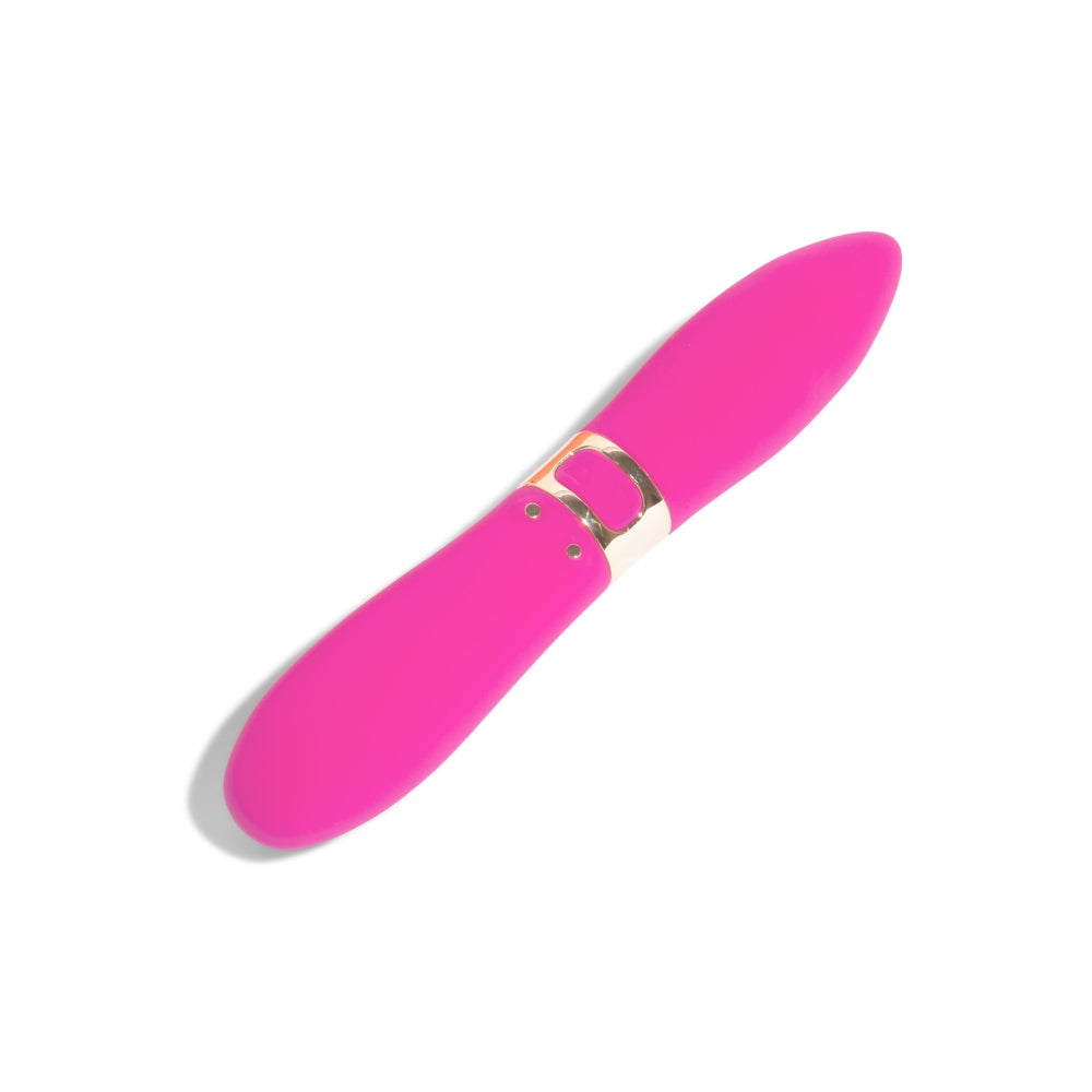 Vibrator Clasic Deux Bullets, Roz, 12 Moduri Vibratii, 16 cm