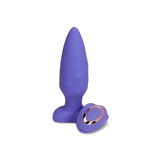 Dop Anal cu Vibratii SMART Andii Roller Butt Plug, Violet, 11 Moduri Vibratii, 4 Moduri Viteza