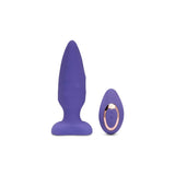 Dop Anal cu Vibratii SMART Andii Roller Butt Plug, Violet, 11 Moduri Vibratii, 4 Moduri Viteza