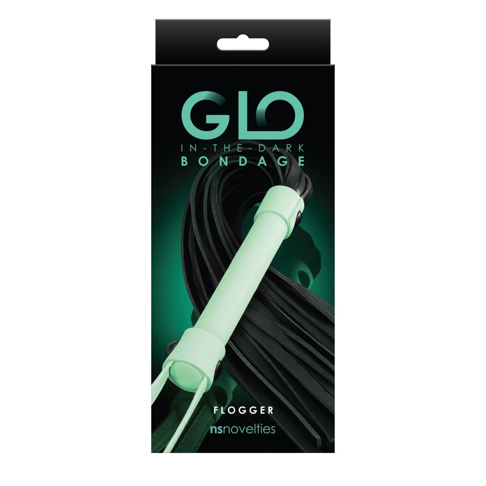 Bici Fetish NS Novelties GLO - fabricat din piele PU fosforescenta - ideal pentru jocuri BDSM in cuplu