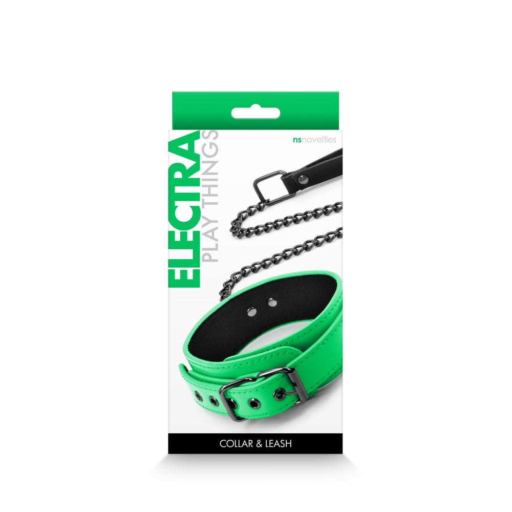 Zgarda si Lesa de Piele Electra, Verde
