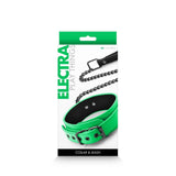 Zgarda si Lesa de Piele Electra, Verde