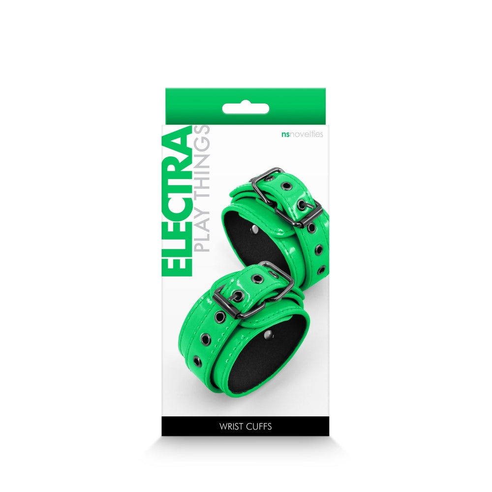 Catuse BDSM Bondage Reglabile de Piele Electra Verde