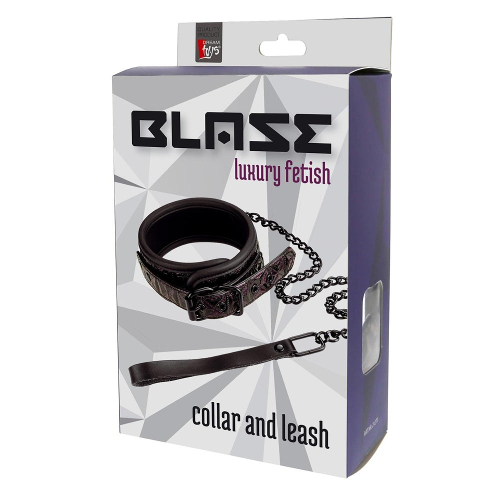 Zgarda - Lesa Blaze, Negru Chrome, Neoprene moale, fara nichel, complet reglabil