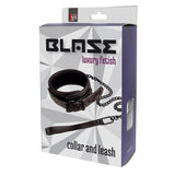 Zgarda - Lesa Blaze, Negru Chrome, Neoprene moale, fara nichel, complet reglabil