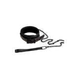 Zgarda - Lesa Blaze, Negru Chrome, Neoprene moale, fara nichel, complet reglabil