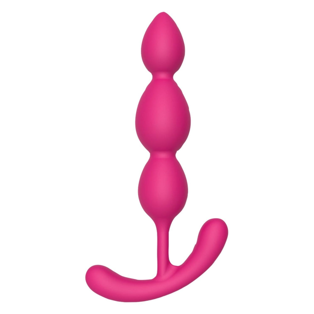Bile Anale Dreamtoys Essentials Silky Smooth T-Teardrop, Roz, 14 cm