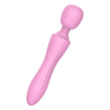 Vibrator Wand Dreamtoys The Candy Shop Pink Lady - 21.6 cm, fara ftalati sau latex - 7 Moduri Vibratii, 3 Moduri Viteza - Reincarcabil, Impermeabil IPX7 - Roz