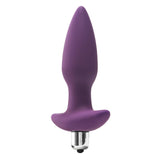Dop Anal Vibrator Dreamtoys Flirts Butt Plug, Medium, Mov, 10 Moduri Vibratii, glont vibrant detasabil