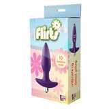 Dop Anal Vibrator Dreamtoys Flirts Butt Plug, Medium, Mov, 10 Moduri Vibratii, glont vibrant detasabil