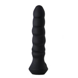 Vibrator Anal Dark Desires Regina, Negru, cu miscare serpuitoare, 3 Moduri Vibratii, 7 Ritmuri Vibratii, 5 Viteze Serpuire, fara latex si ftalati, 18.2 cm